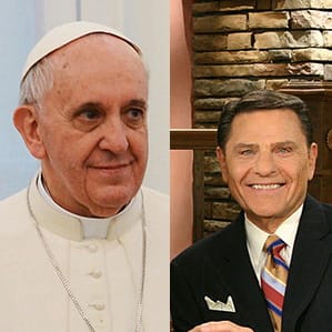 Pope Francis and Kenneth Copeland