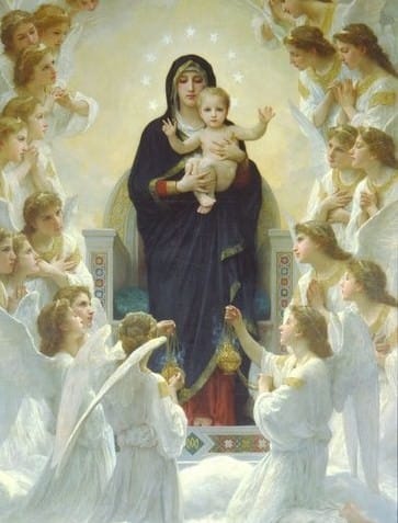 The Virgin With Angels - small